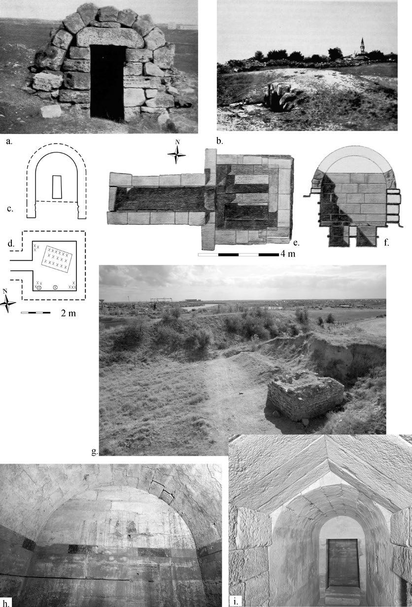 Later Prehistory to the Bronze age: 2. Aegean Mediterranean imports and influences Figure 1. Barrel-vaulted tombs around Kallatis: a T1 (after Preda 1962, 165, fig.