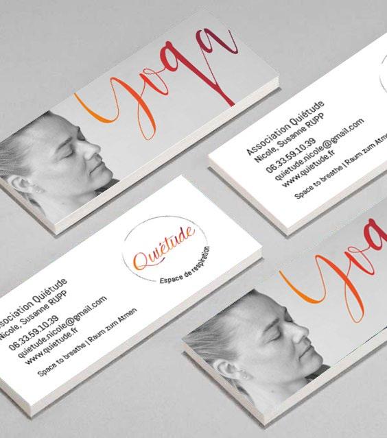 BUSINESS CARD Flyers Opposite and below the