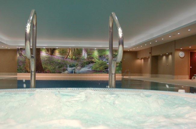 including a monsoon rain shower, aromatherapy room as well as a further steam room