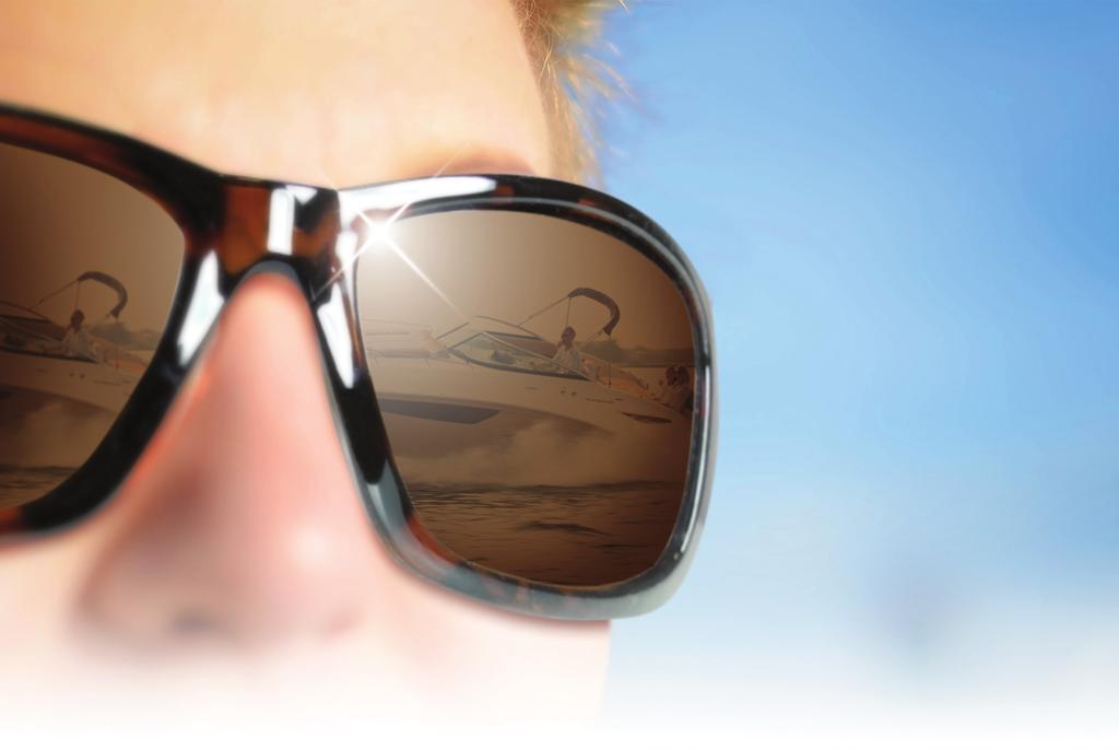 SEE WHAT YOU'VE BEEN MISSING. POLARIZED SUNGLASSES Fishing, boating, driving and playing sports are better when you experience the true color and clarity of Yachter's Choice polarized lenses.