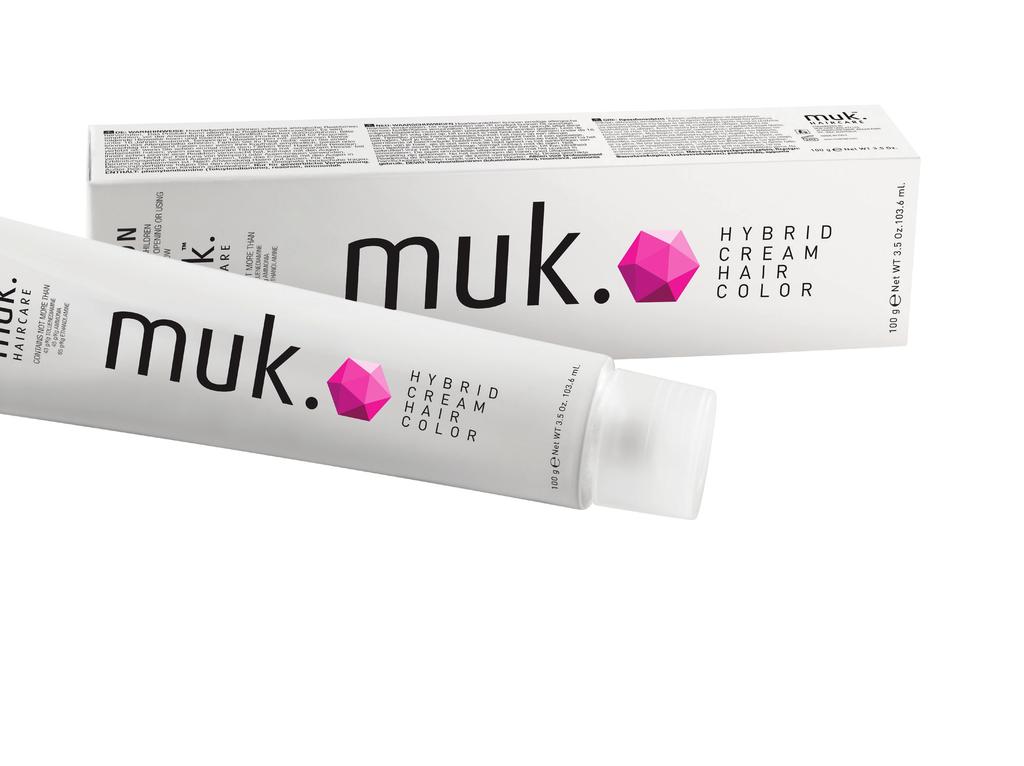 After five years of intensive research and development, muk Haircare launches muk Hybrid Cream Hair Color a unique and dynamic range of color that transcends all the boundaries and limits of