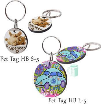Add a name and contact details on these fabulous Pet tags, so that they can find their way back home. Pet tag HB L - 5 R24.95 Ex VAT / R28.44 Inc VAT Pet tag HB S 5 R19.