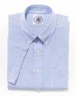 Shirt Spread Collar, $165 41 JHS0202SB, Red / Navy Plaid