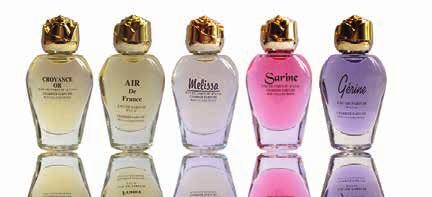 6ml The gift set Romance De France of charrier parfums, family perfumery established since 1888 in France near grasse, world capital
