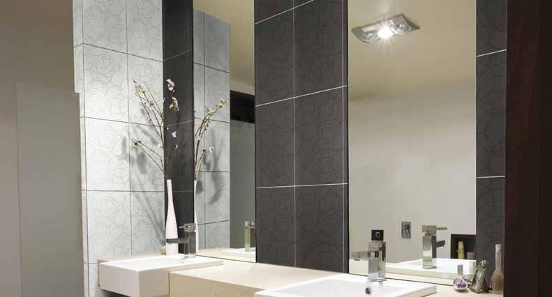 0 COLLECTION CERAMIC TILE WALL 1 SURFACE - 1 SIZE - 4 COLOURS DARK GREY WALL : MOCHA AW16HF3DM GRIGIO AW16HF4LM MOCHA WARM GREY Lively and captivating, a confident series of eye-catching blooms in an