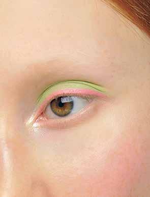 A mint-choc chip green eye? Why not!
