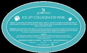 Open foil pack, remove the two sections of the gel eye mask and lay evenly under the eyes. Leave on for 15-20 min. Remove mask and discard, massage in the remaining essence from the pack.