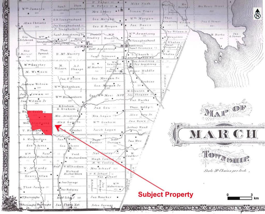 Figure 4: 1879 Belden and Company Historic Atlas Map