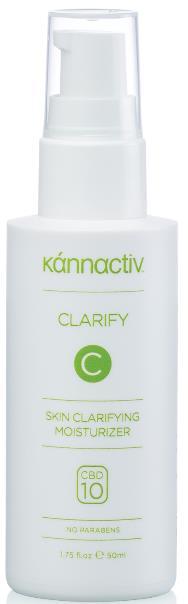 Kannactiv works to detoxify your pores clearing excess oil, dirt, and irritants that lead to blemishes and an unhealthy-looking complexion.