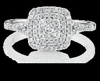 18 carat of diamond Bridal set.