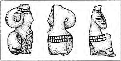 The chalcolithic 99 Figure 4.35 A Chalcolithic female statuette.