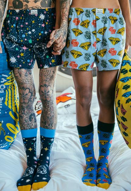 Happy Socks has collaborated in the past with following: Iris Apfel (1) Ellen Unwerth 2)