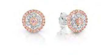 $39,999 18ct White and Rose Gold with Argyle Pink and