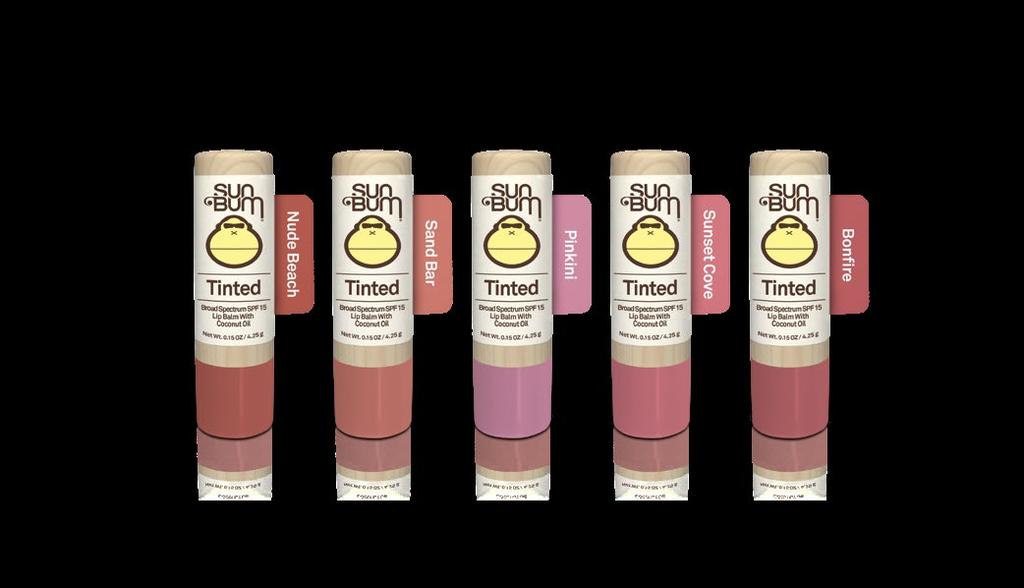 Tinted Sunscreen Lip Balms CocoBalm SPF 15 Nude Beach / SPF 15 Sand Bar / SPF 15 Pinkini / SPF 15 Sunset Cove / SPF