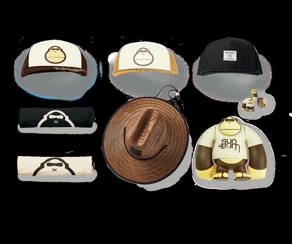 Fan Club Sun Bum Fan Club Products Brown Sonny Trucker Hat Dijon