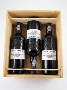 W296 W308 W297 W298 W296 3 bottles (Special Wooden Case ex direct from Tayors) Taylors Vargellas Vinha Velha Vintage Port 2007 ex winery stocks - only released in 3 bottle wooden boxes.