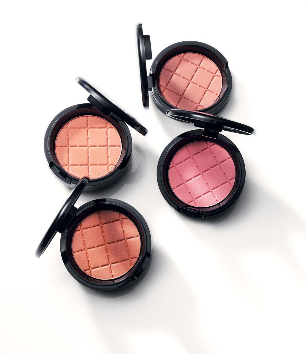 1 Fresh summer radiance BLUSH and glow A light and silky blush that sweeps on smoothly giving sheer colour and a radiant glow.