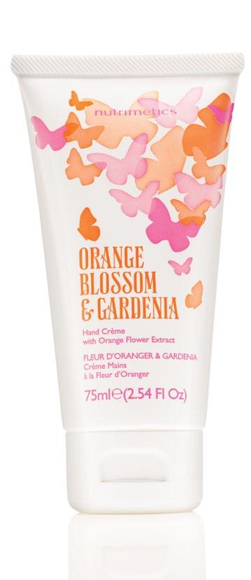 Happy summer hands Moisturise dry hands with this refreshing hand crème packed with Orange Flower and Coconut Fruit