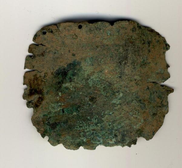 Since the copper-alloy plate from Bawtry was not found in direct association with a skeleton, it is impossible to know