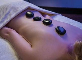 Body Massage and Body Treatments 09 Hot Stone Massage 80 minutes 95 The body is massaged with a highly concentrated blend of aromatherapy oils using volcanic hot stones.