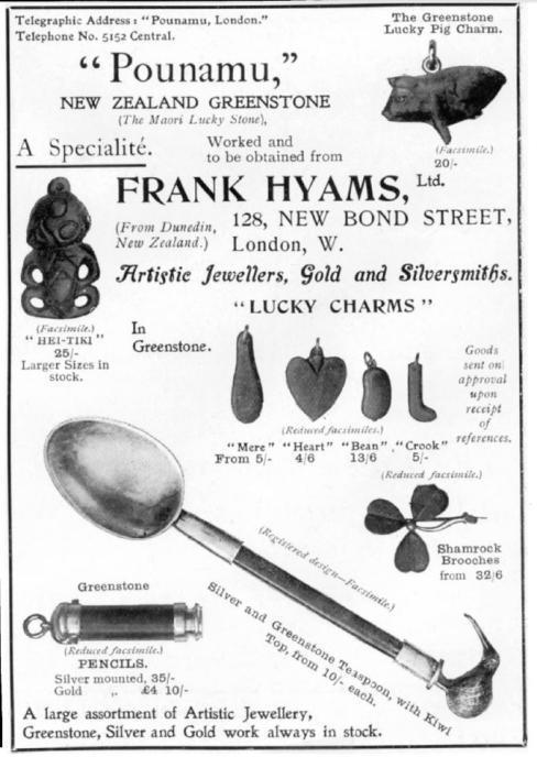 Hyams trained as a young goldsmith in Regent Street in London.