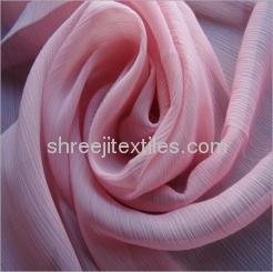 100% Polyester Chiffon Fabric Chiffon Fabrics are transparent sheer fabrics in a plain weave of fine highly twisted yarn. This lightweight and ethereal Chiffon Fabric is an excelle.