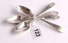 1/8 ins diameter, 70g, 150-200 George III Irish silver serving spoon with fiddle