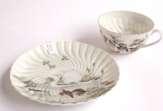 208 Pair of Chelsea porcelain partridges with