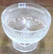 217 221 218 Waterford Crystal cut glass circular