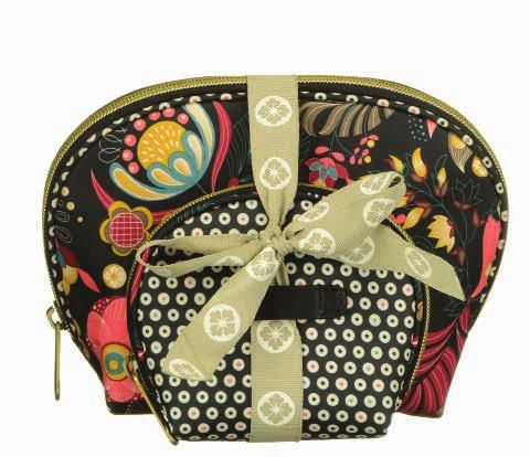 LiLiÓ JELLY BLOSSOM DOUBLE FLAT COSMETIC BAG 23 x 5.5 x 11.5 cm 0.