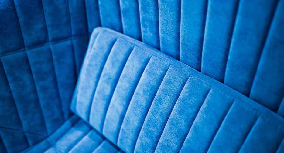 Five Main Product Segments: Residential Upholstery fabric for furniture such as chairs, couches, ottomans, stools, mattresses and linens as well as carpet, rugs and towels.