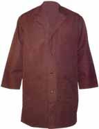 POLYESTER AND COTTON CLOTHING V104 65% polyester 35% cotton lab coat. Permanent press.