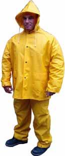 RAIN WEAR VP211 Jacket, overalls & hood suit or coat & hood suit.