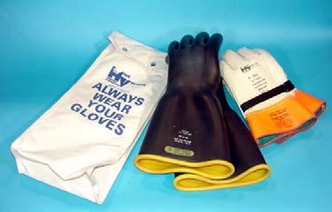 (5 pr. minimum) Price: $124.00 each kit When placing your order, specify the size: 8, 8.5, 9, 9.5, 10, 10.5, 11, 11.5 or 12 Measure the circumference around the palm. Kit #2 - Class 0 Gloves (Max.