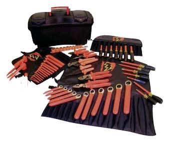 INSULATED TOOLS KITS CONTINUED 73 TK60-60 Piece Hot Box Insulated Tool Set Item No.: SWGRTK60 - Price: $3,098.