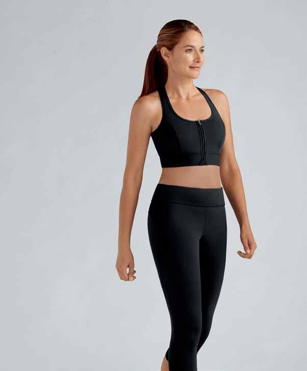 Sizes 32-42 AA, A, B, C, D, DD Hooks 3 rows: 32-42 AA, A, B, C, D, DD Material 49% Polyester, 35% Nylon, 16% Spandex Sporty mesh detailing in the neckline; mesh fabric around back allows for