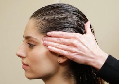(Utkshepa): Located cm behind the top of the ear Massage point 5 (Shanka): Located at the