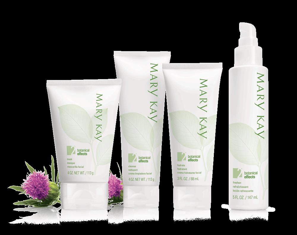 Mary Kay Botanical Effects Skin Care is custom-formulated with specific botanical ingredients targeted at addressing the particular needs of women with dry, normal or oily skin.