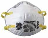 quality, reliable protection against certain particles generated during sanding, sweeping or other dusty operations.