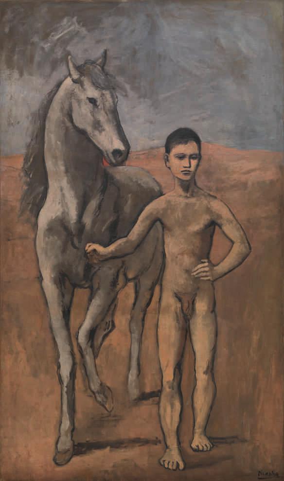 LVMH 2017. C o r p o r a t e s p o n s o r s h i p Pablo Picasso, Boy Leading a Horse, 1905-1906, Oil on Canvas, 7 ft.