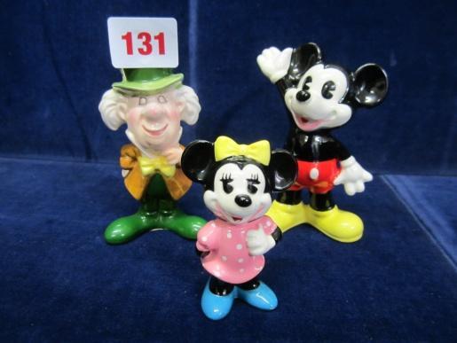 Hatter, Mickey and Minnie 132 Grainger Blushware