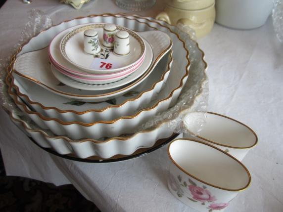 bowl and jug (a/f) 76 Small quantity of Royal