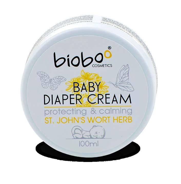 Bioboo Baby body massage oil - spray 100ml nutritive and softening Bioboo Baby diaper cream 100ml protecting and calming A cosmetic product designed for babies which