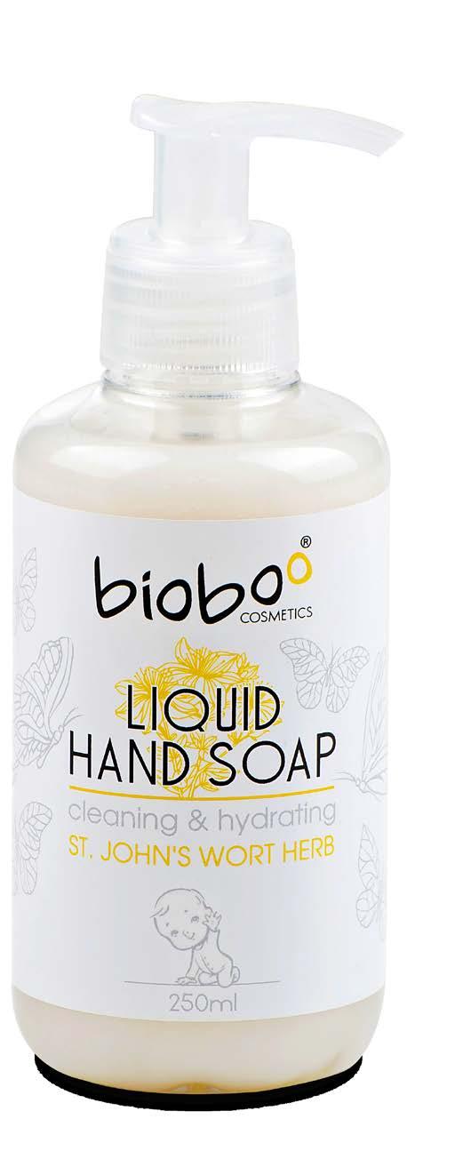 Bioboo Liquid hand soap 250ml cleaning and hydrating Bioboo Baby bottle and dish wash 500ml cleaning and protecting The product is intended for everyday hand hygiene.