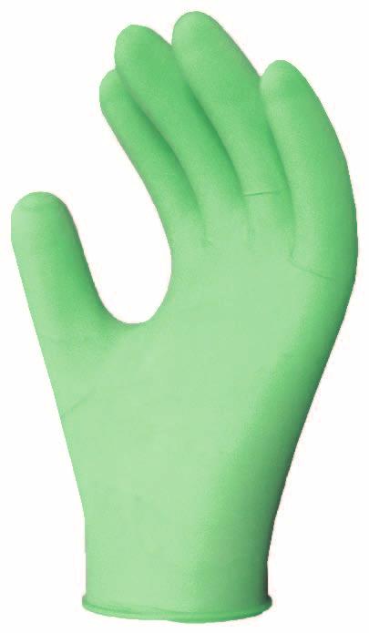 Hand Protection RONCO ALOE Synthetic Stretch Disposable Gloves With Aloe Colour: Green RONCO V2 Vinyl Disposable