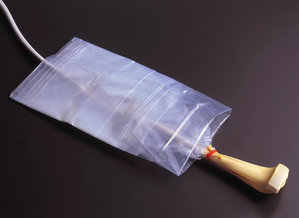 2 x 4cm (6" x 96") poly telescopically-folded cover with attached form-fitting NeoGuard tip NeoGuard Surgi-Tip Intraoperative Covers Provides snug fit to small-footprint transducers Accordion or
