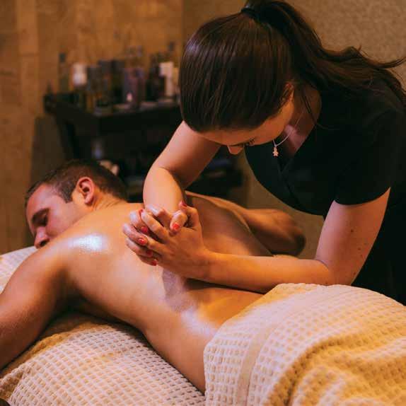 Men s Treatments RELAX AND UNWIND WITH A FACIAL OR MASSAGE DEEP TISSUE MASSAGE Deep tissue massage helps to restore mobility and reduce muscular aches and pains while the base oil calms the mind