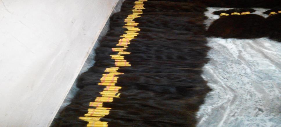 The source of the hair is Indian Temple where the hair bundles are collected from the donors and therefore sort out in accordance to the donors.