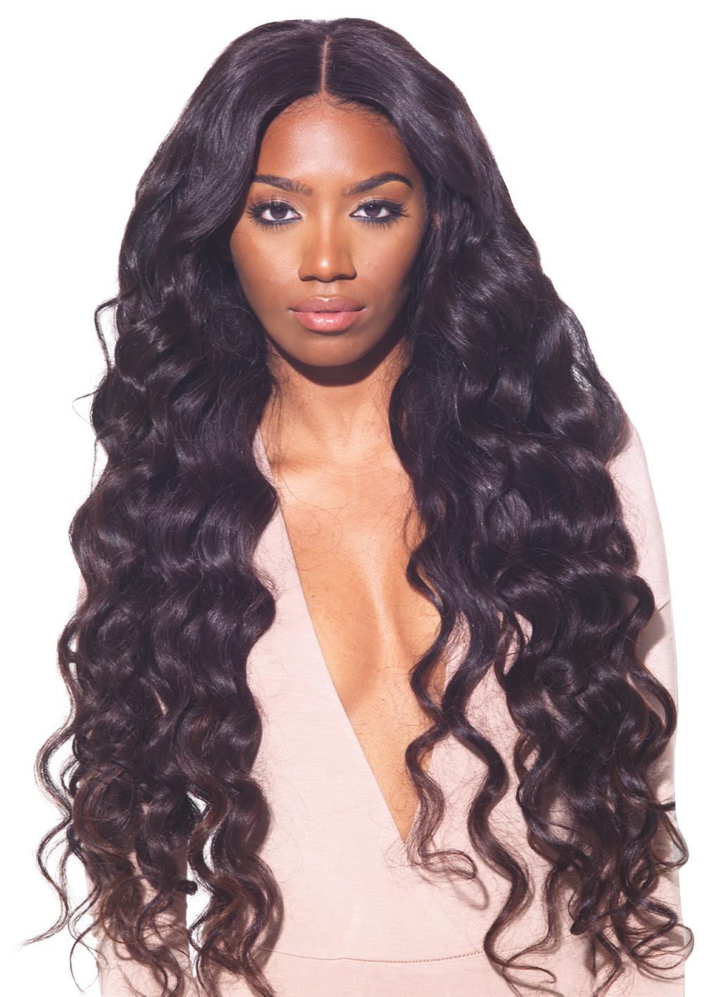 Brazilian Wavy Our virgin Brazilian Wavy hair has a loose wave pattern which makes it extremely easy to style and maintain. It holds curls beautifully, yet has the ability to be worn straight.