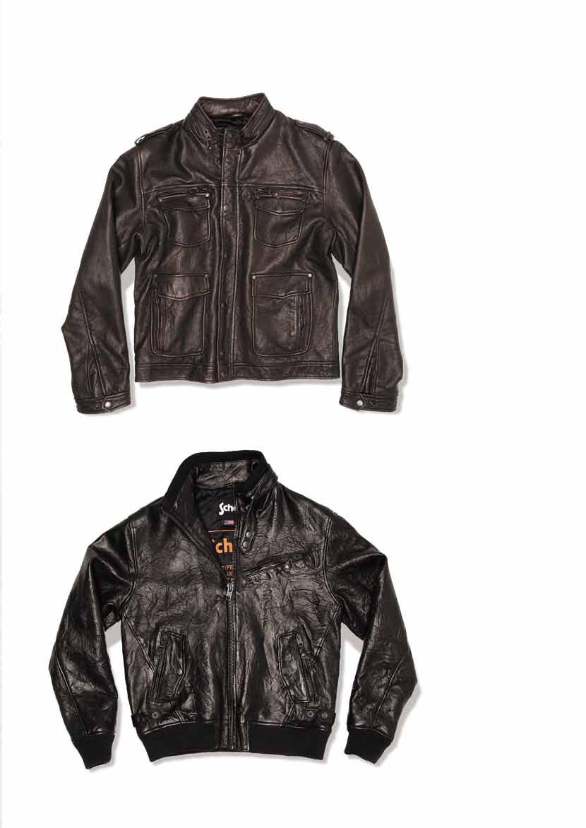 lc 9303 leathers lc 9303 field jcket, vintage lambskin dark brown